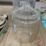 Glass covered canister