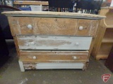 3 drawer stripped dresser, 40