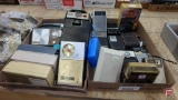 Collection of transistor radios, Airline, General Electric, Sylvania, Jetstream, Lloyds, Realistic,