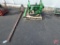 Hydraulic front lift for tractor in parts: hose, hydraulic cylinder, brackets, and