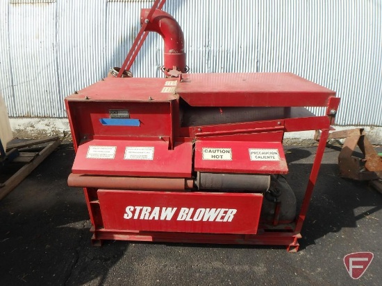 Tailgate Straw Blower mulch blower, sn 1383050418