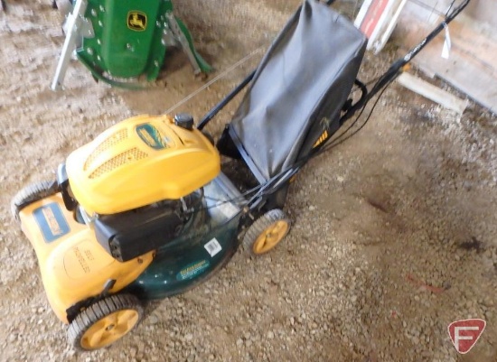 Yard Man 21" walk behind rotary mower with bagger, sn 1A087K10335