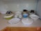 Pyrex, Corning, and Glasbake casserole dishes, Pyrex bowl, Dynaware prep cups,