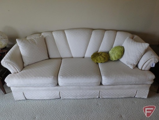 Upholstered sofa, 86inW