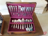 Flatware, WM Rogers MFG Extra Plate set and stainless set from Japan. Sets may not be complete.