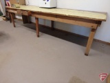 Large wood shop/potting table 30