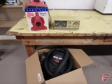 Shop Vac wet/dry vacuum, 4.5 hp, Dirt Devil hand vacuum, Coronado radio