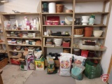 Large asst. potting accessories, sprayers, Preen, potting soil and more