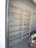 Wood shelves 91