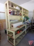 Large painted display shelving unit 80