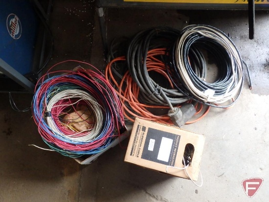 Large amount of wire, cords and cable