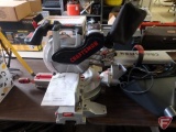 Professional Craftsman sliding compound miter saw with laser trac and dust collector