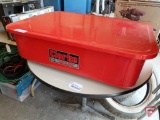 Clarke 20 gallon mobile parts washer, model no. MT1101, missing cart on bottom