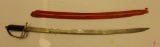Sabre sword with scabbard, made in India