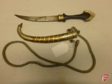 Jambiya knife with scabbard