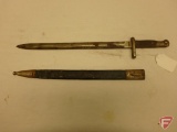 Spanish Mauser bayonet with scabbard