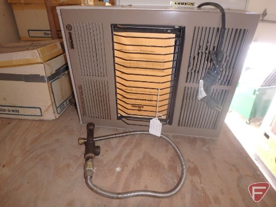 (3) natural gas heaters and window air conditioner, all in good working order