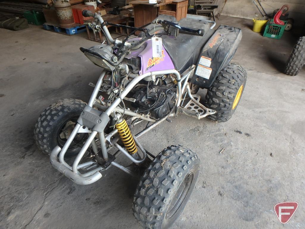 Yamaha Blaster 4-wheeler/ATV, VIN | Proxibid Yamaha Blaster 4-wheeler/ATV, VIN | Proxibid
