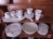 Independence Ironstone dishware,Castleton China, set may not be complete, Longaberger Pottery bowl