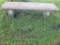 Cement bench, 59inW