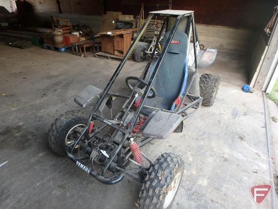 Homemade off road dune buggy/go-kart, Yamaha 1 cylinder gasoline engine number 8JM-051128