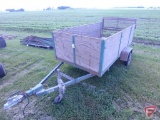 Single axle trailer