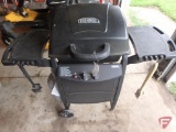 Thermos gas grill with 2 gas cylinders and tools