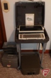 Smith-Corona Electronic Portable Typewriter in case, Remington typewriter,