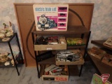 Marx electric train set, tracks, tressels, plus other trains, Tyco transformers, track on board,