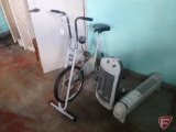 DP exercise bike, Sunbeam heater, and Lakewood heater. 3 pieces