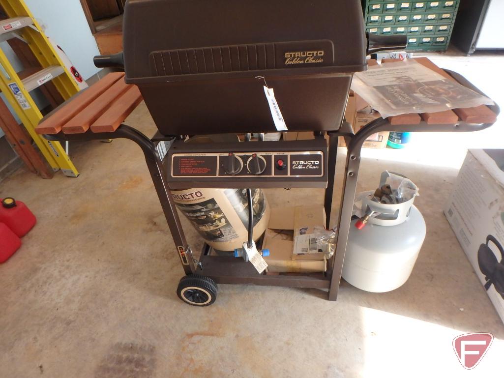 Structo Golden Classic unused LP propane grill Proxibid