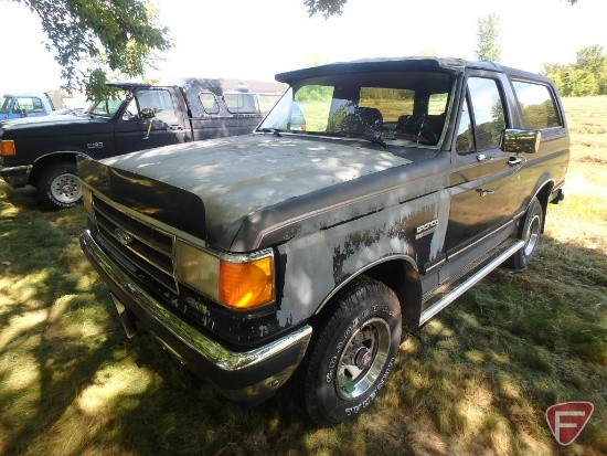 1990 Ford Bronco Multipurpose Vehicle (MPV), VIN # 1FMEU15N2LLA39109