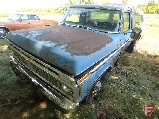 1974 Ford F-100 Ranger Pickup Truck, VIN # F10HLT23407