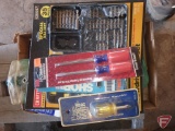 Screw drivers, Craftsman screwdriver bit set, utility shear, Craftsman mini pry bars