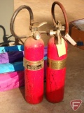 (2) fire extinguishers