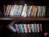 DVDs/movies: Elvis, The GAmbler, Mr. Mom, Super Troopers, Road HOuse, The Heat,