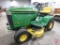 John Deere LX255 riding lawn mower with 42C convertible deck