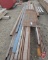 Round tubing, square tubing, channel, perforated metal, approx. 22' max length