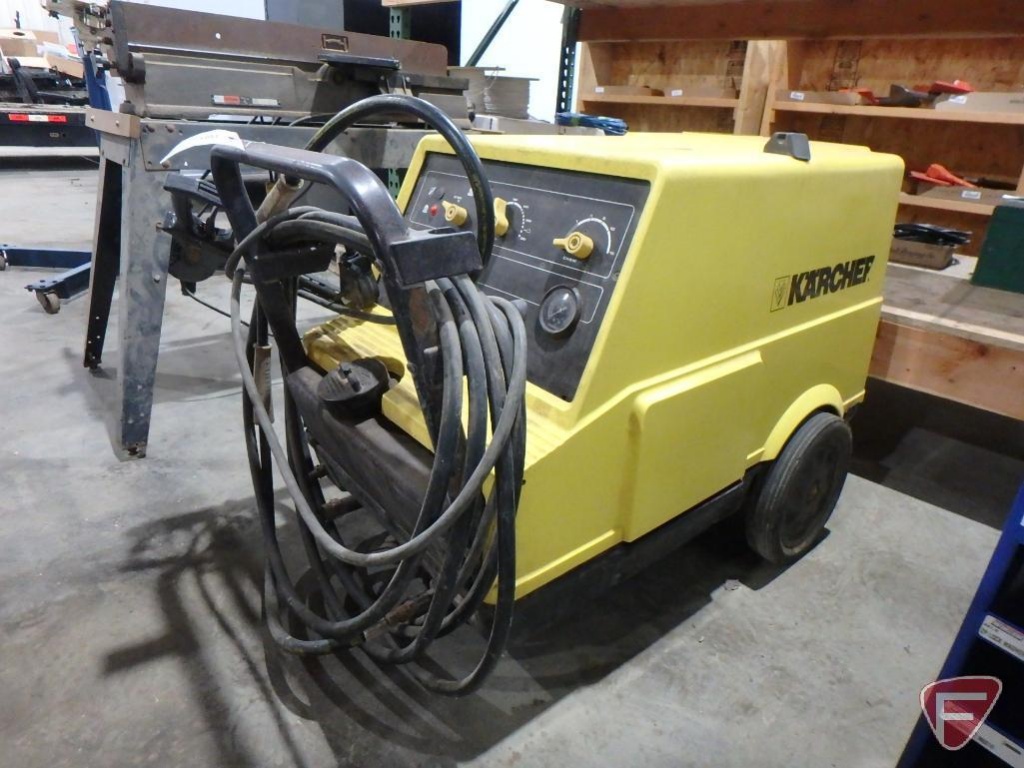 Karcher HDS 755 portable water washer with wand, 230V single phase, diesel burner Heavy Construction Equipment Light Equipment & Support Industrial Cleaning Pressure Washers | Online Auctions | Proxibid