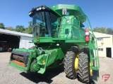 2009 John Deere 9670 STS combine, 1520 engine and 1046 separator hours