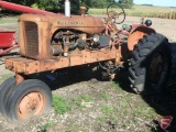 Allis Chalmers WD narrow front row crop tractor, 540 PTO, fenders, set of rear hydraulics