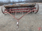 Massey-Harris 12' grain drill on steel wheels