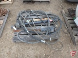 (3) PTO shafts and assorted hydraulic hoses