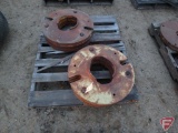 (6) Rear tractor wheel weights