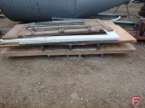 Pallet of (7) sheets of plywood and doors