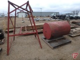 Fuel barrel and stand