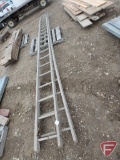 36' Wood extension ladder