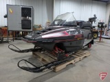 1992 Polaris Indy Trail Deluxe 488cc air-cooled snowmobile, electric start, passenger backrest