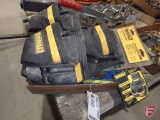 Dewalt heavy duty tool bag, hacksaw, blades, dead blow hammers