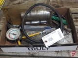 Seal drivers, seal puller, battery terminal cleaner, fuel pressure gauge